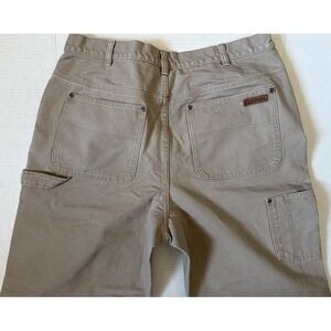 SOREL -‎ Men's Heavyweight Beige Double Knee Workwear Jeans - Size 38x33